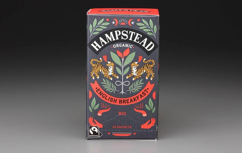 Mark T. Wendell Tea Company Hampstead Organic English Breakfast (20 Teabags) Wicklanders Roots