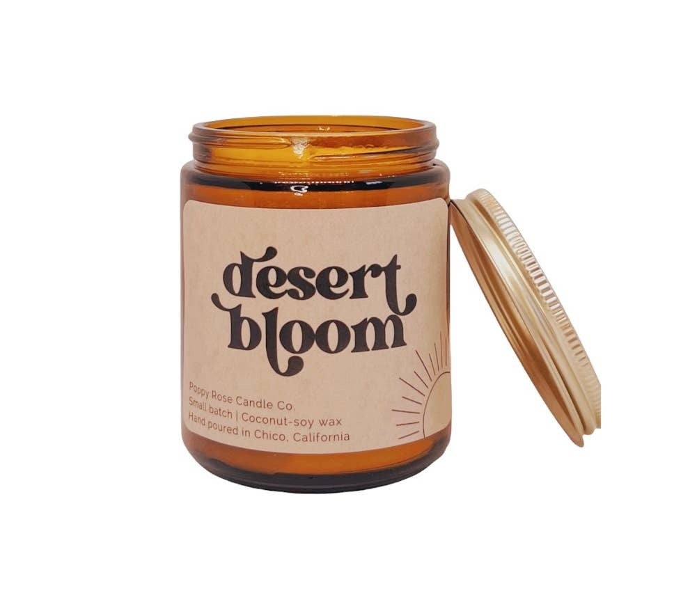 Desert Bloom Poppy Rose Candle Co. Wicklanders Roots